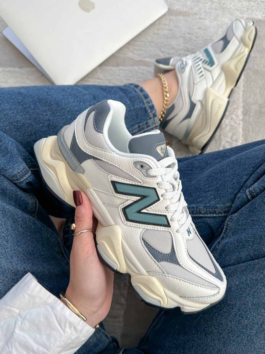 New Balance 9060 White Teal - oceanhype - 