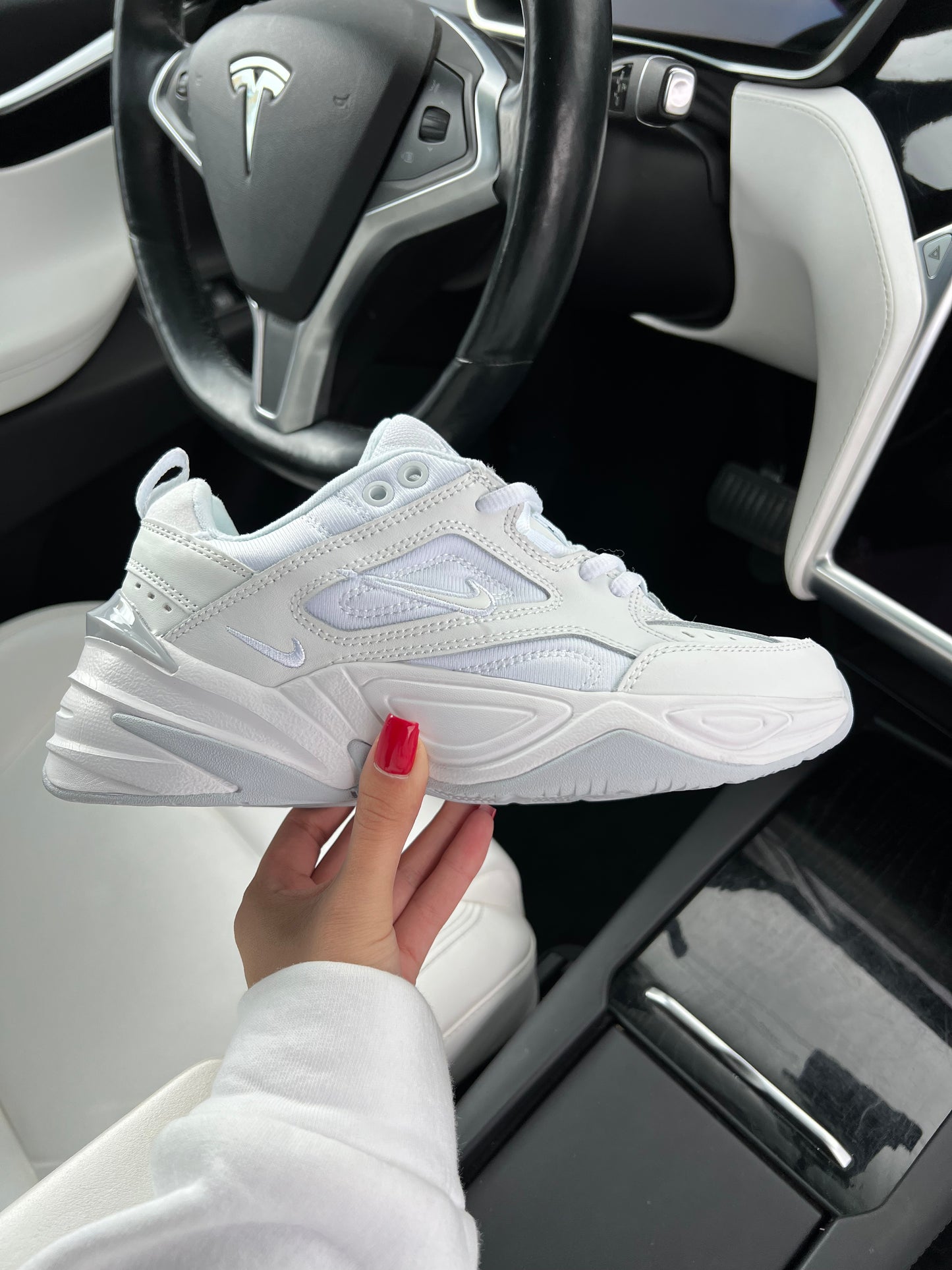 Nike M2K Tekno White Pure Platinum