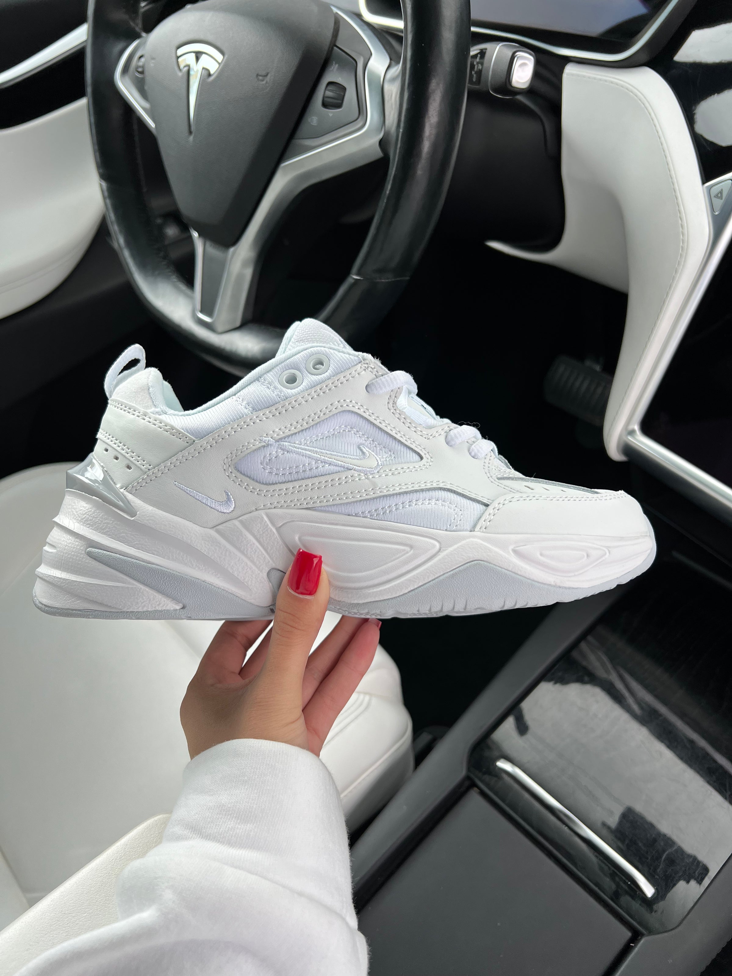 Nike M2K Tekno White Pure Platinum