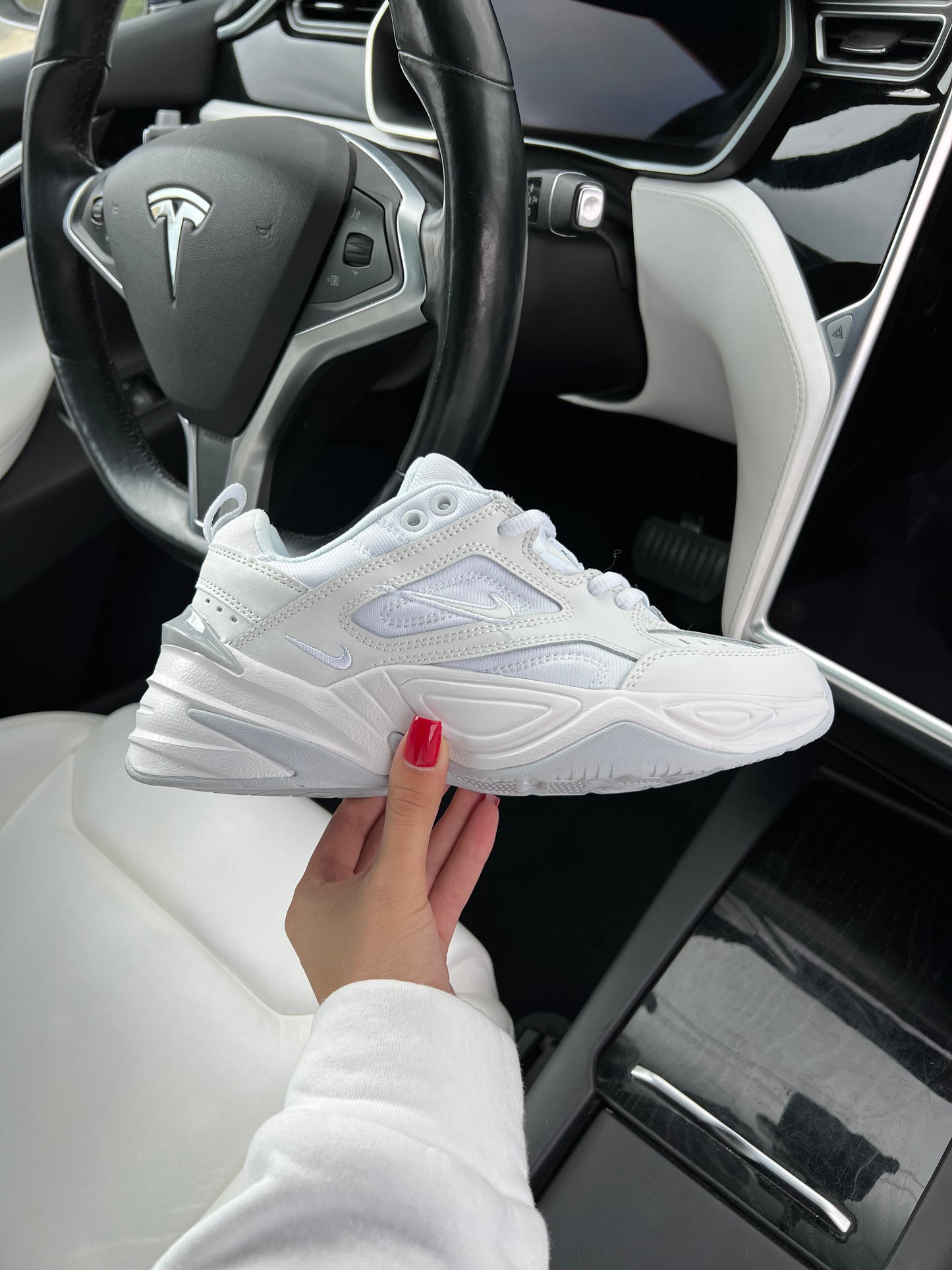 Nike M2K Tekno White Pure Platinum