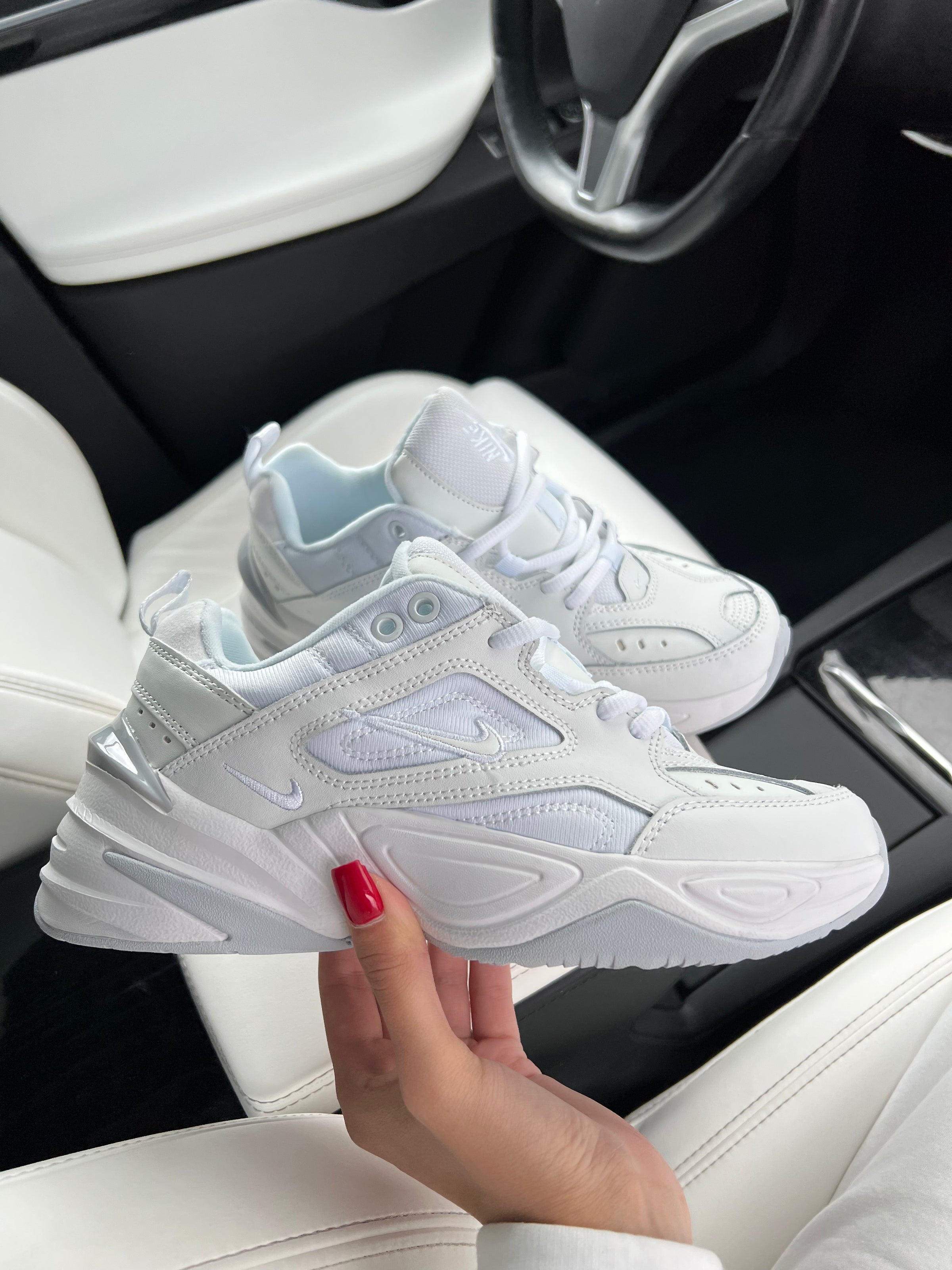 Nike M2K Tekno White Pure Platinum