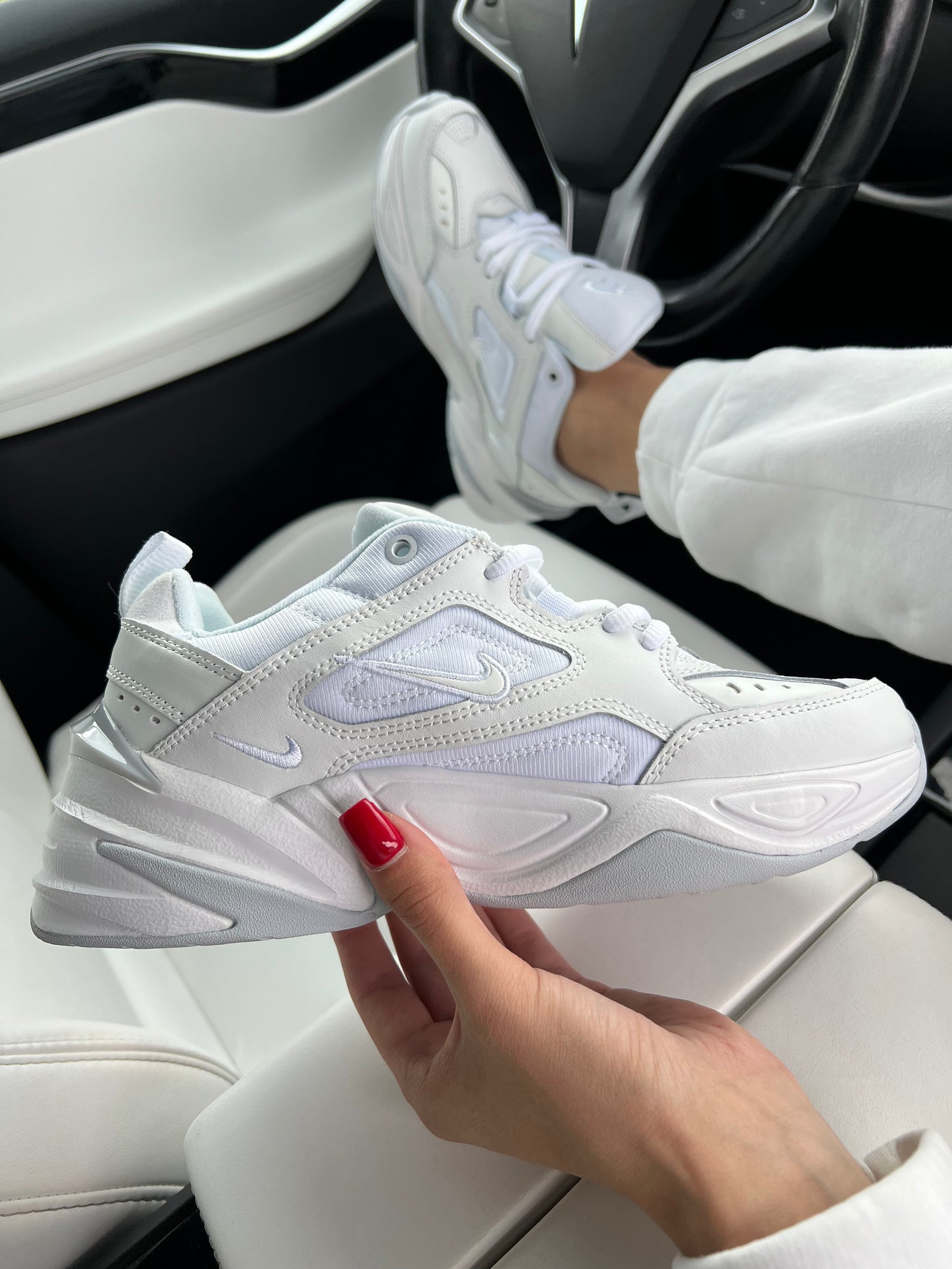 Nike M2K Tekno White Pure Platinum