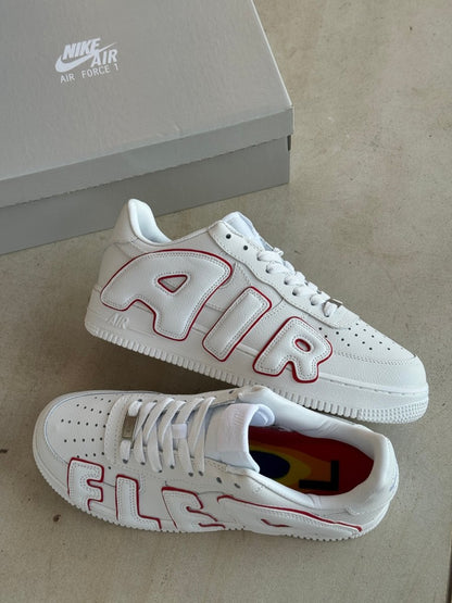 NIke Air Force Plant Flea White Red - oceanhype - 