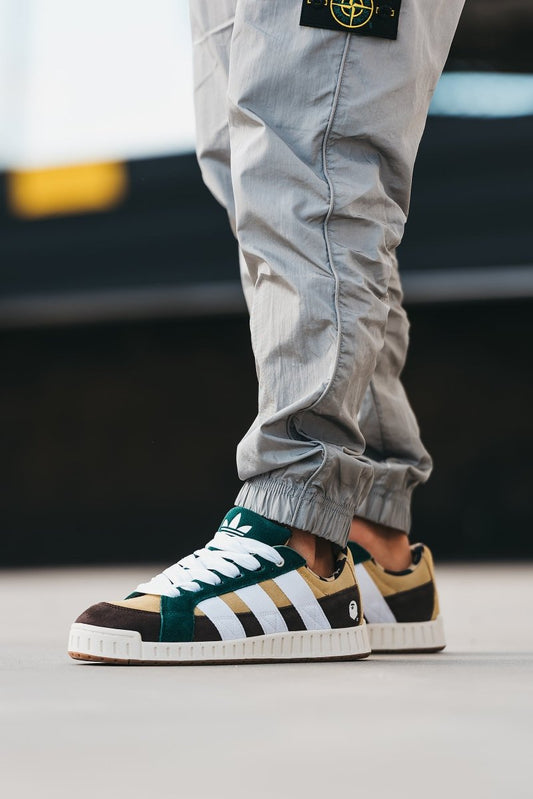 Adidas LWST x Bape Beige Green White Brown - oceanhype - 