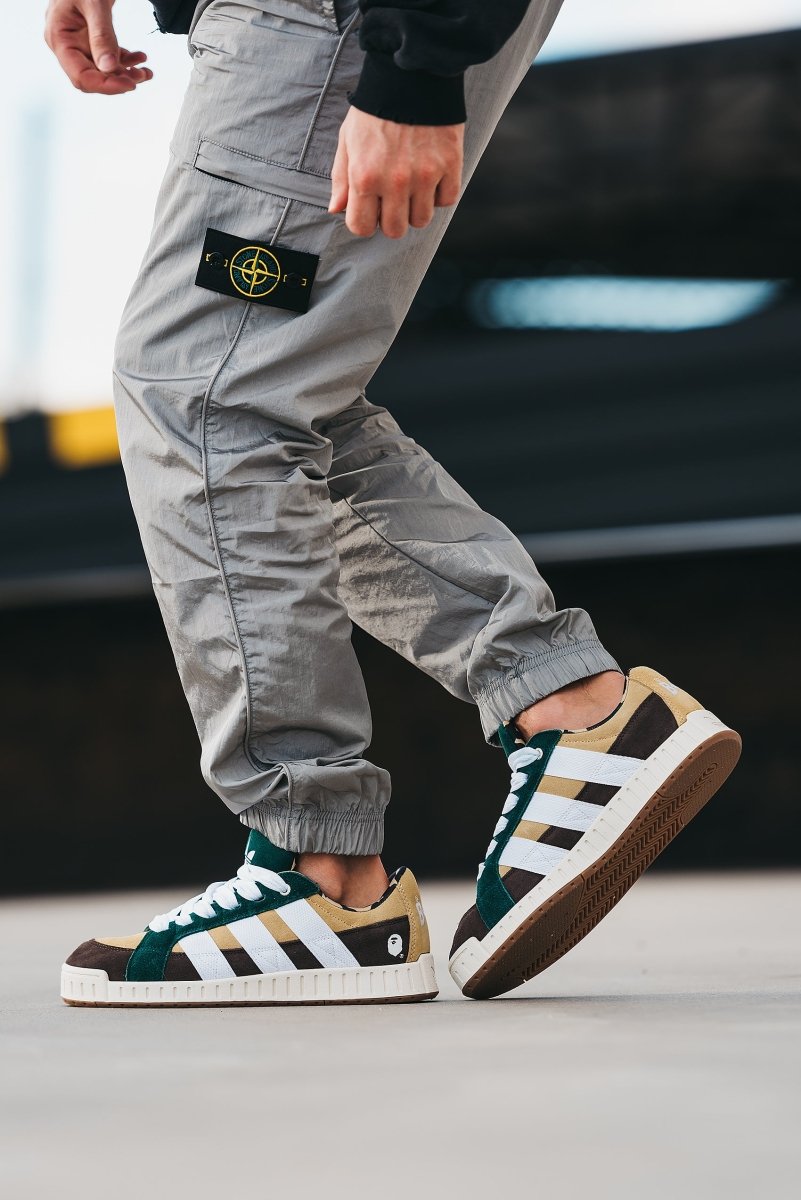 Adidas LWST x Bape Beige Green White Brown - oceanhype - 