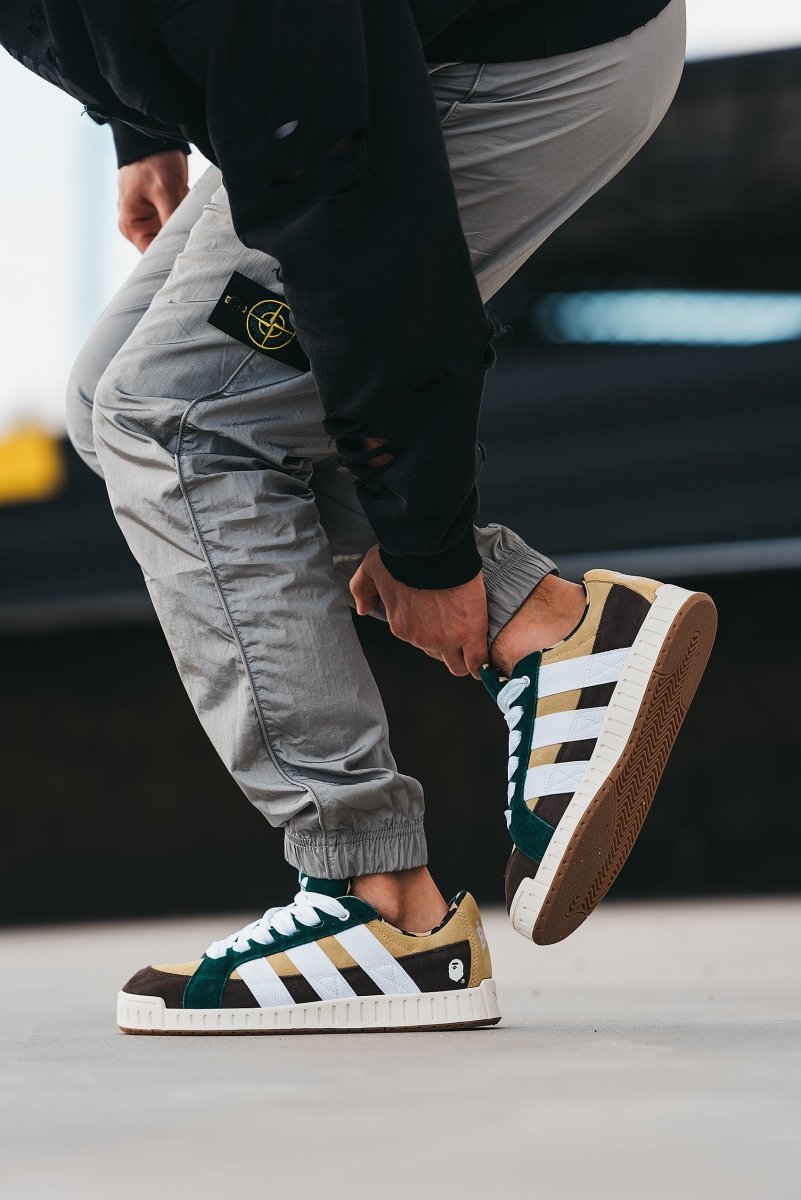 Adidas LWST x Bape Beige Green White Brown - oceanhype - 