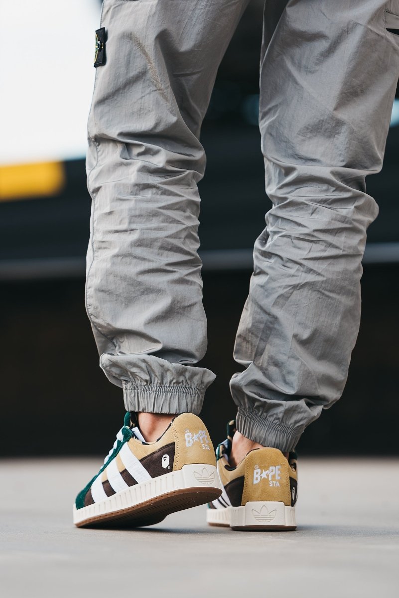 Adidas LWST x Bape Beige Green White Brown - oceanhype - 