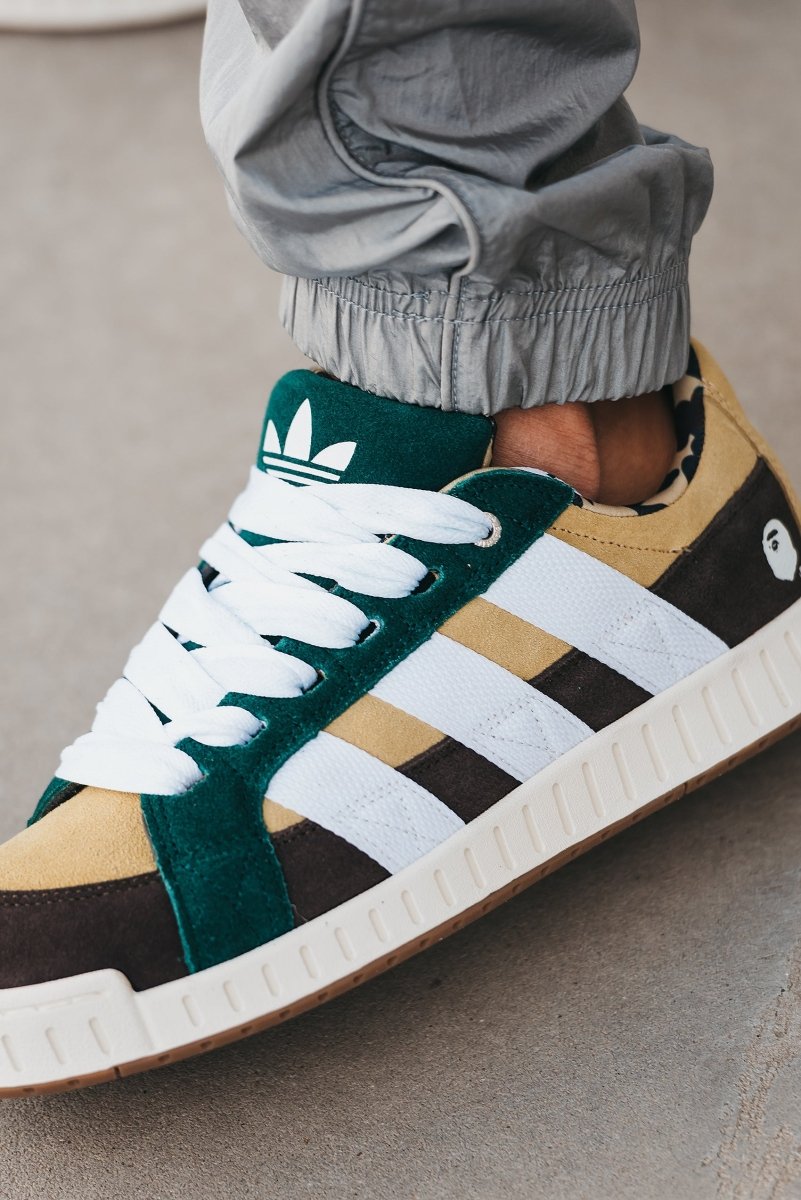 Adidas LWST x Bape Beige Green White Brown - oceanhype - 