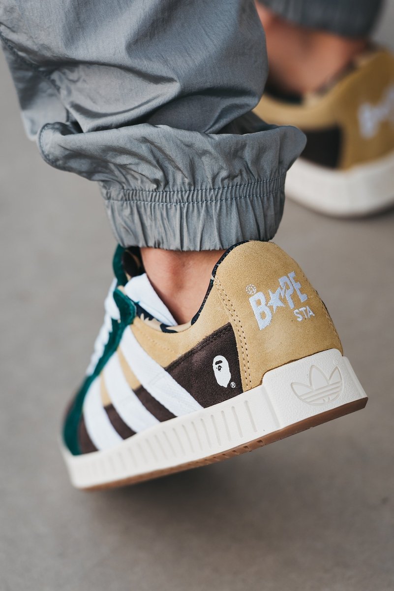 Adidas LWST x Bape Beige Green White Brown - oceanhype - 