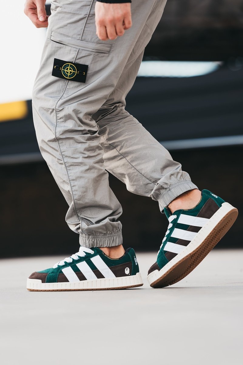 Adidas LWST x Bape Green Brown White - oceanhype - 