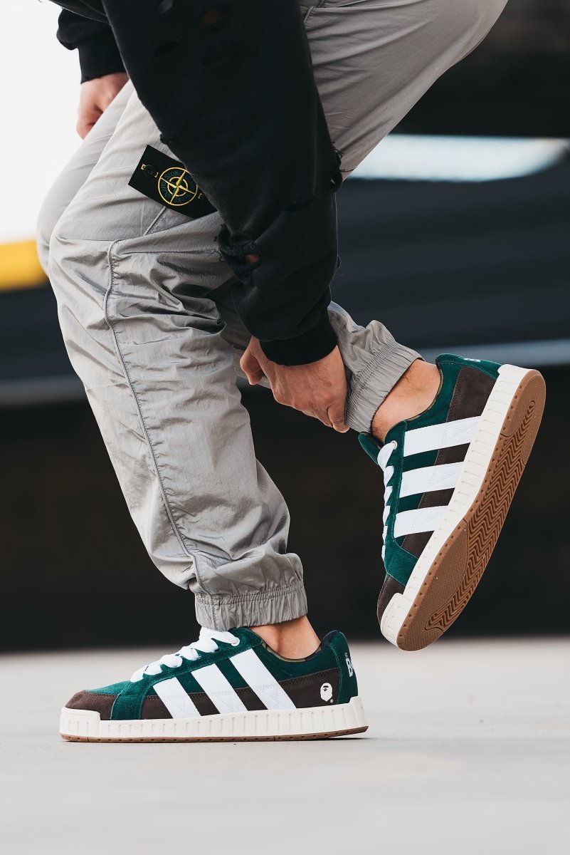 Adidas LWST x Bape Green Brown White - oceanhype - 