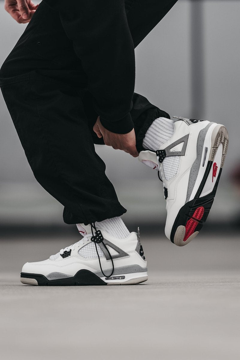 Nike Air Jordan 4 Retro White Cement - oceanhype - 