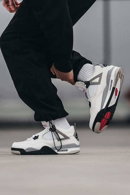 Nike Air Jordan 4 Retro White Cement - oceanhype - 