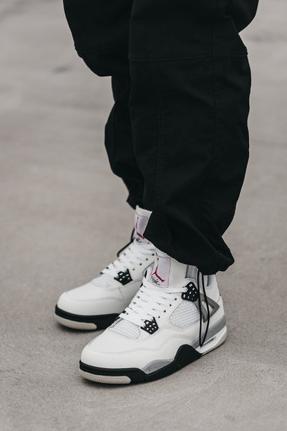 Nike Air Jordan 4 Retro White Cement - oceanhype - 