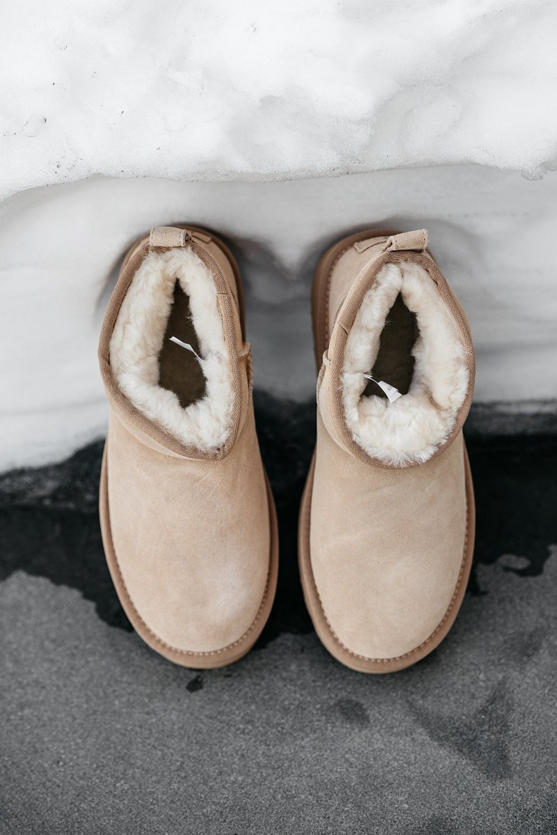 UGG Classic Ultra Mini Platform Beige - oceanhype - 
