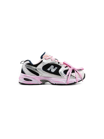 New Balance 530 Custom Silver Blue Pink - oceanhype - 