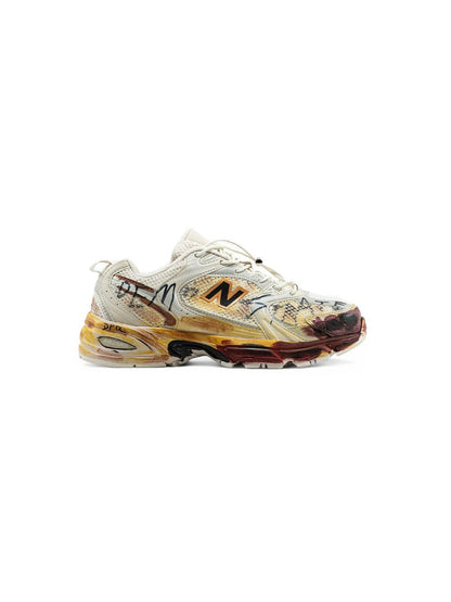 New Balance 530 Custom Beige Red - oceanhype - 