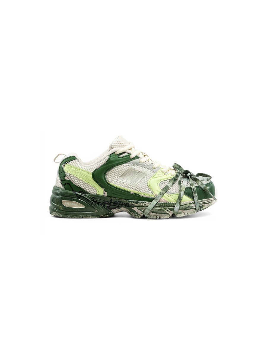 New Balance 530 Custom Beige Green - oceanhype - 