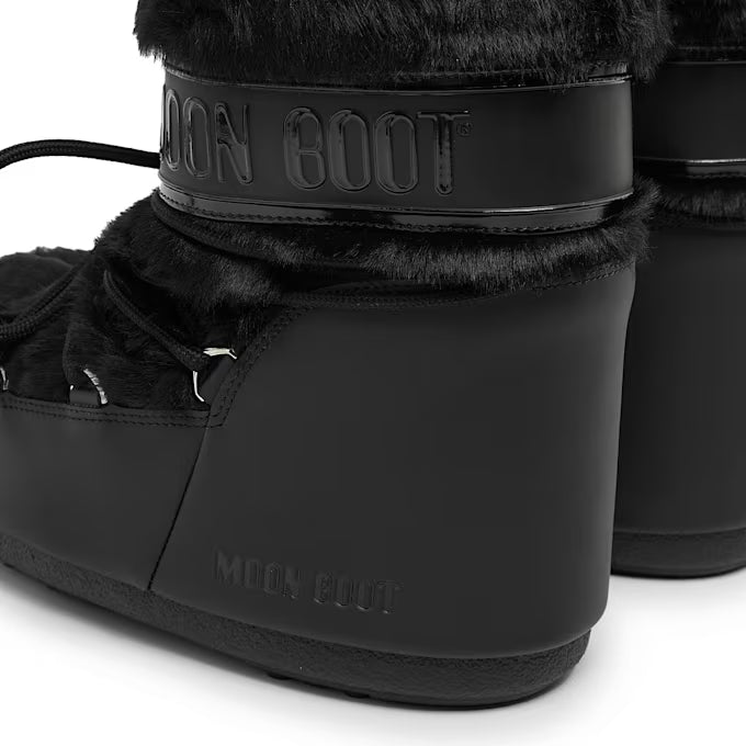 Moon Boot Tecnica Icon low faux fur black