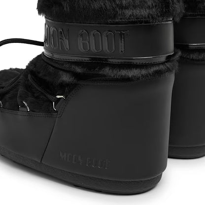 Moon Boot Tecnica Icon low faux fur black