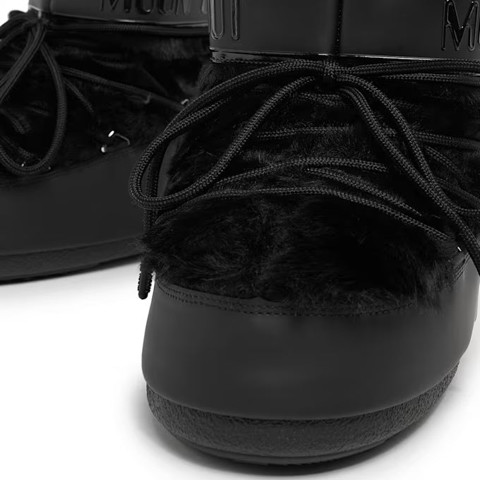 Moon Boot Tecnica Icon low faux fur black