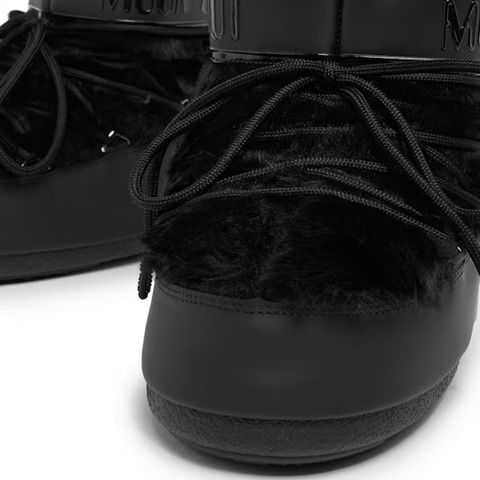 Moon Boot Tecnica Icon low faux fur black