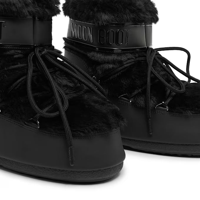 Moon Boot Tecnica Icon low faux fur black