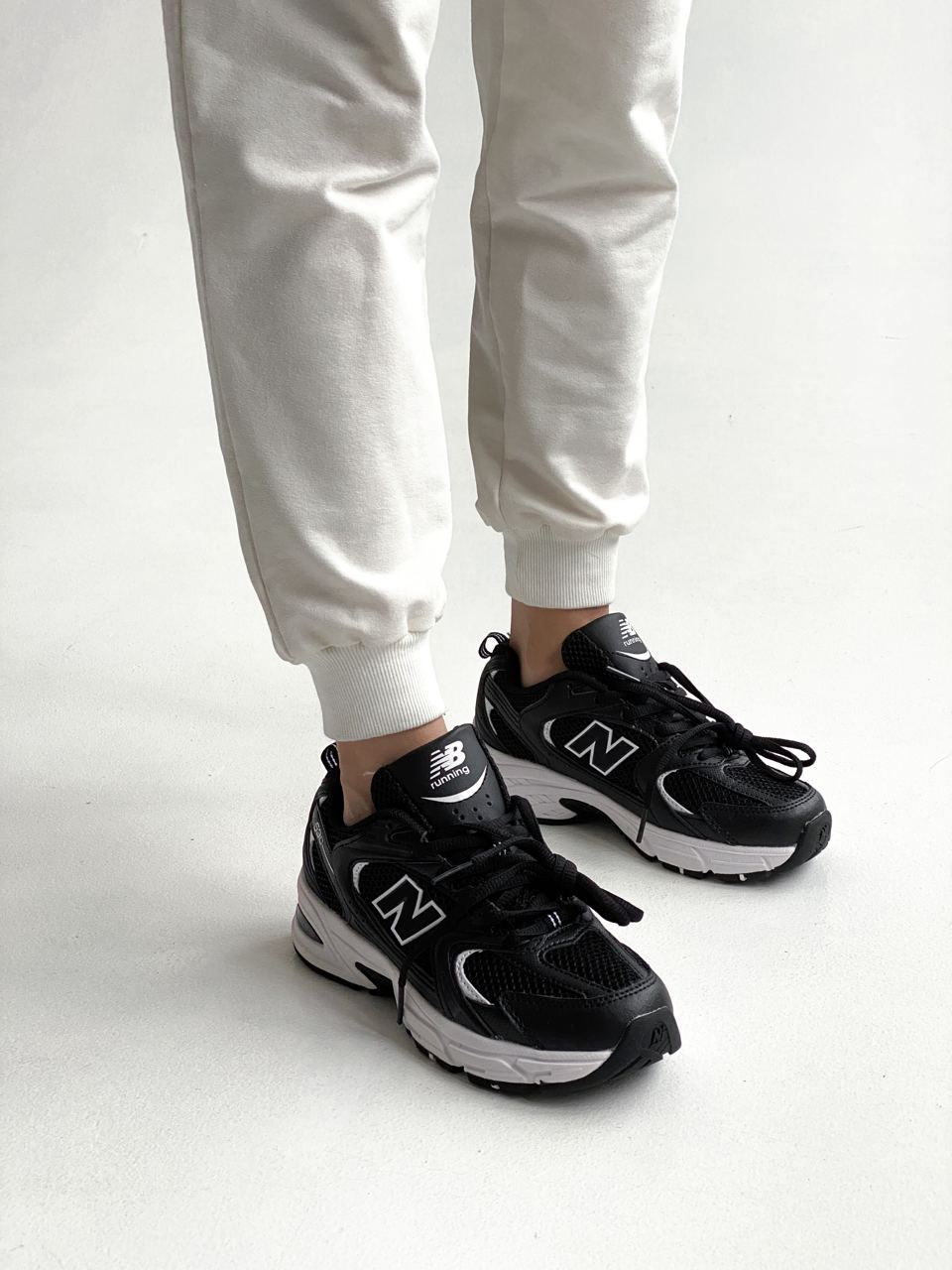 New Balance 530 Black/White - oceanhype - 