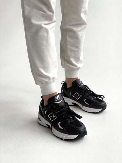 New Balance 530 Black/White - oceanhype - 