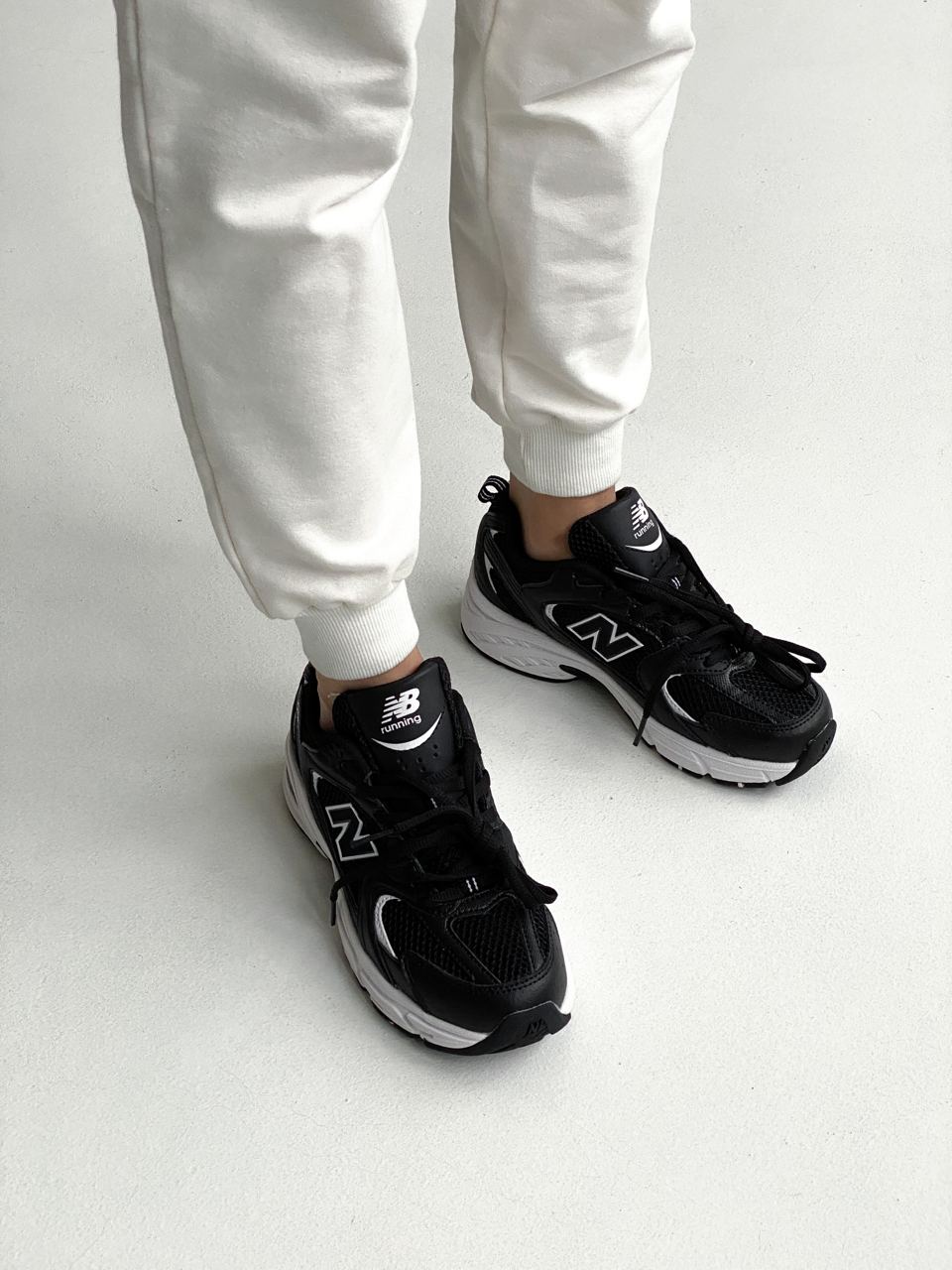 New Balance 530 Black/White - oceanhype - 