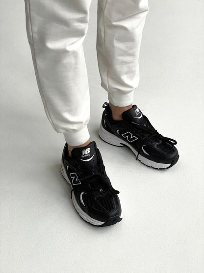 New Balance 530 Black/White - oceanhype - 