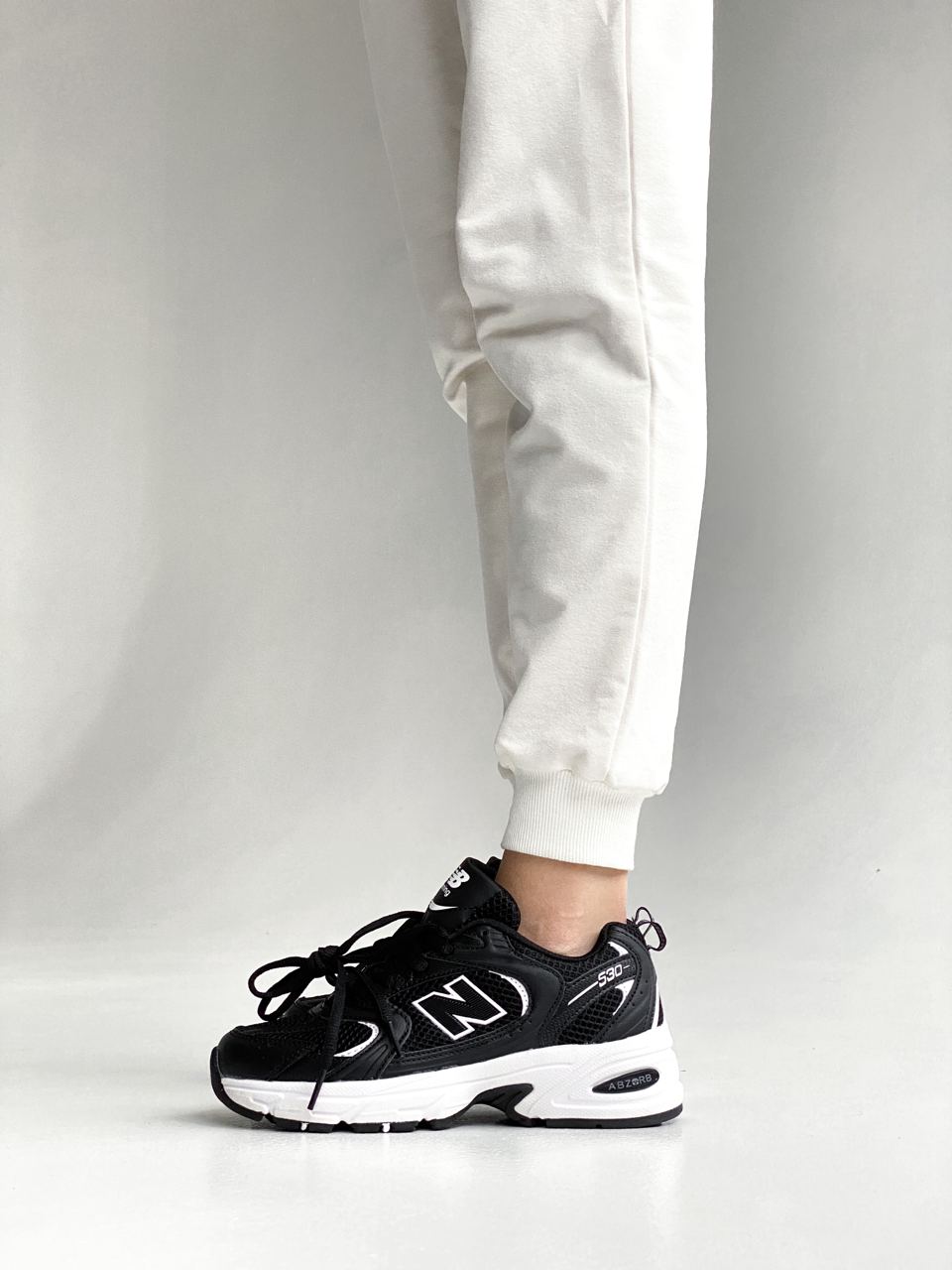 New Balance 530 Black/White - oceanhype - 
