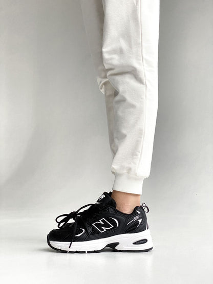 New Balance 530 Black/White - oceanhype - 