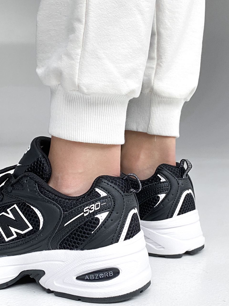 New Balance 530 Black/White - oceanhype - 