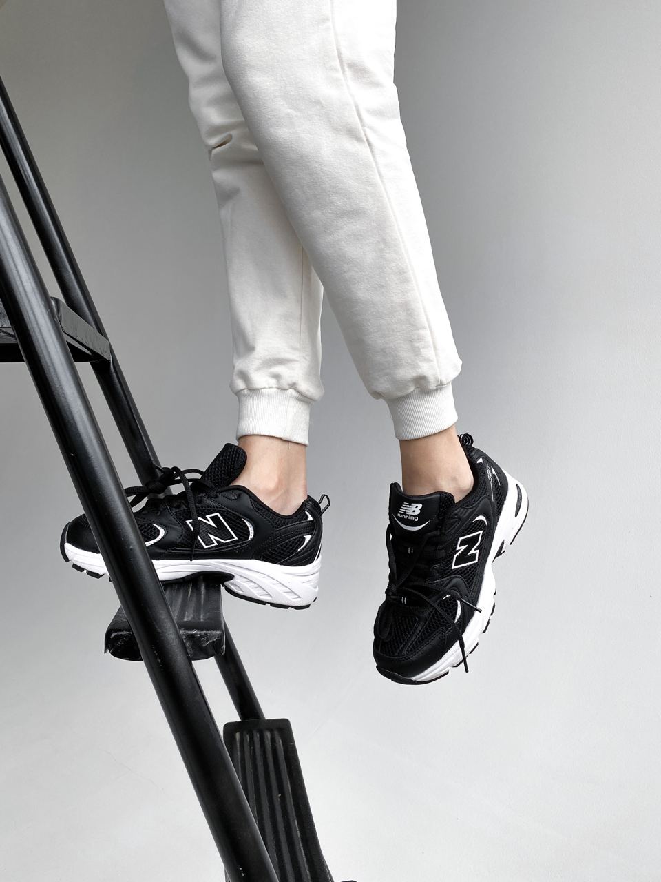 New Balance 530 Black/White - oceanhype - 