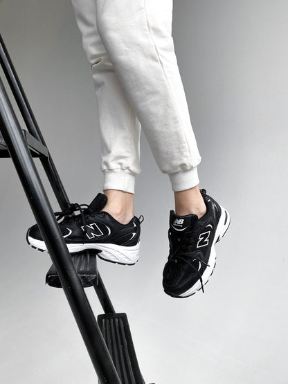 New Balance 530 Black/White - oceanhype - 