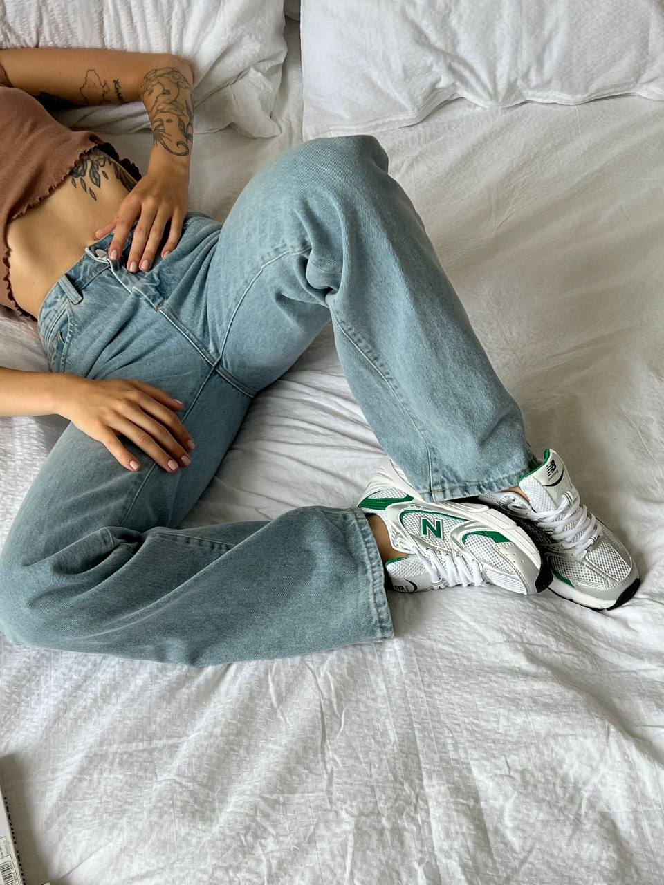 New Balance 530 White Green - oceanhype - 
