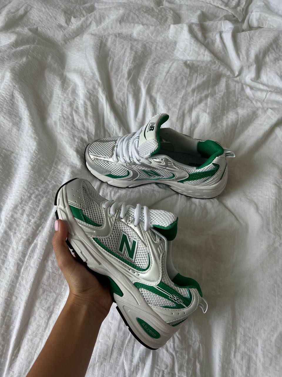 New Balance 530 White Green - oceanhype - 