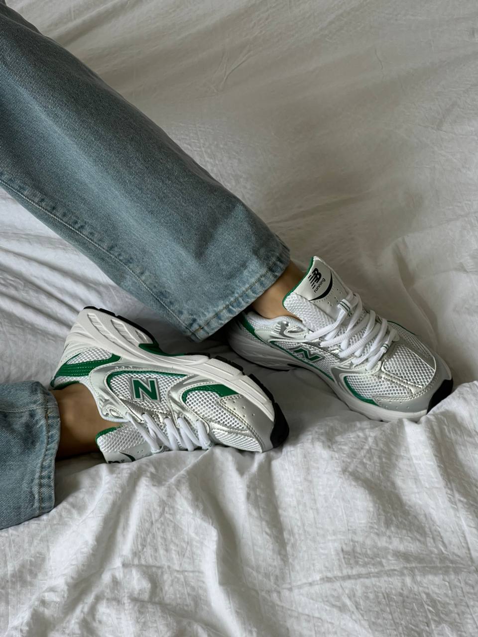 New Balance 530 White Green - oceanhype - 