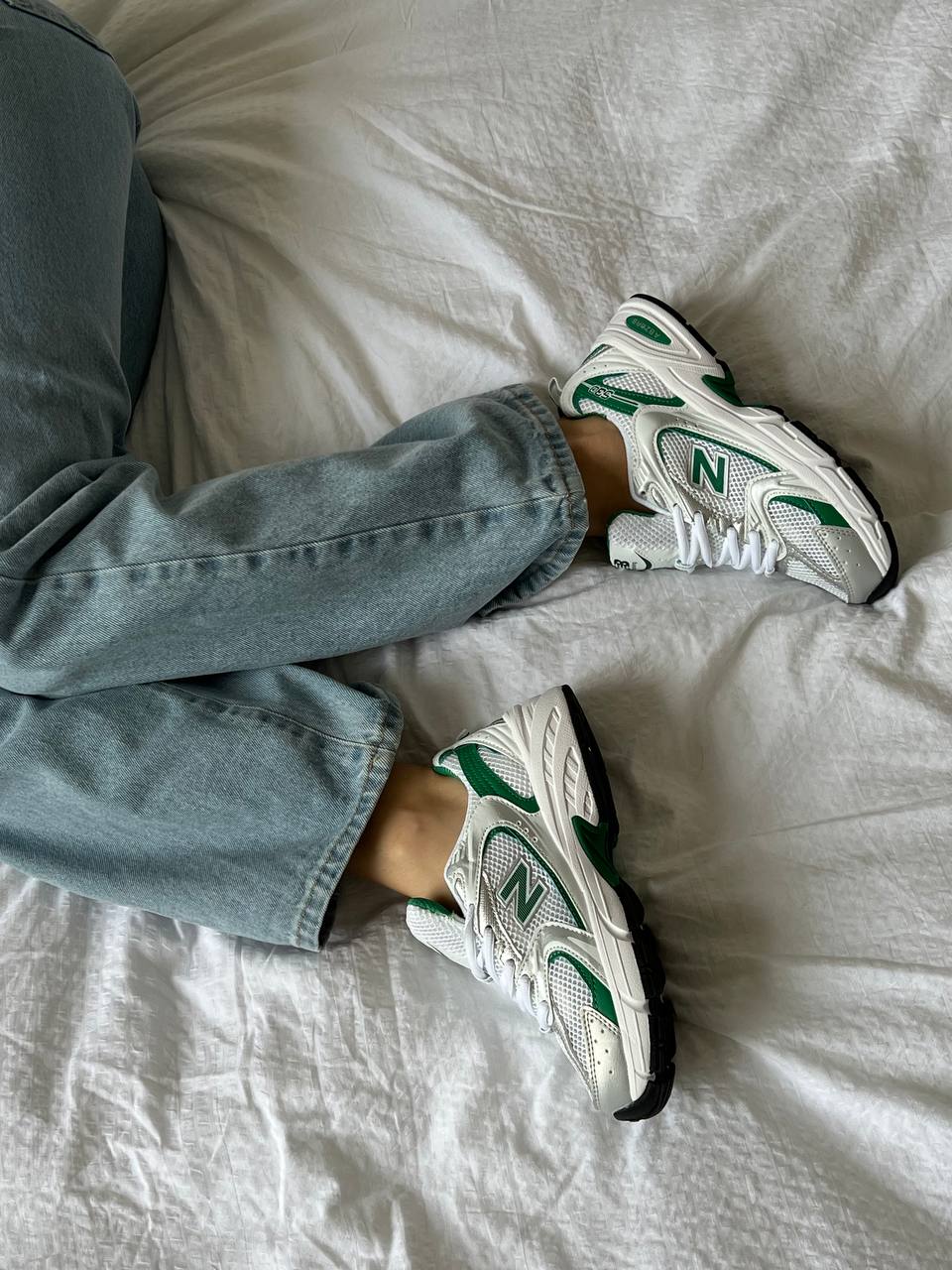 New Balance 530 White Green - oceanhype - 
