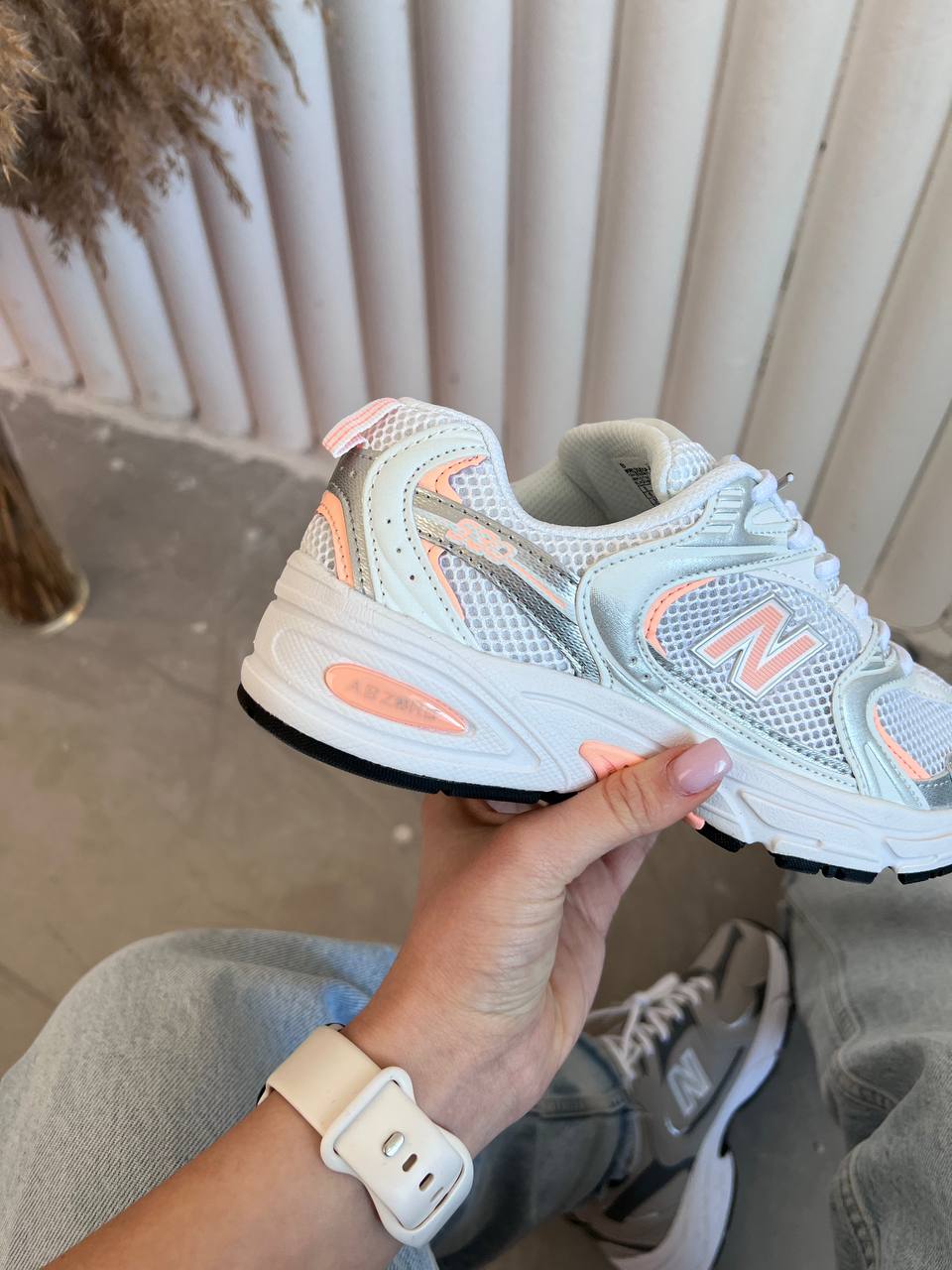 New Balance 530 White Pink - oceanhype - 