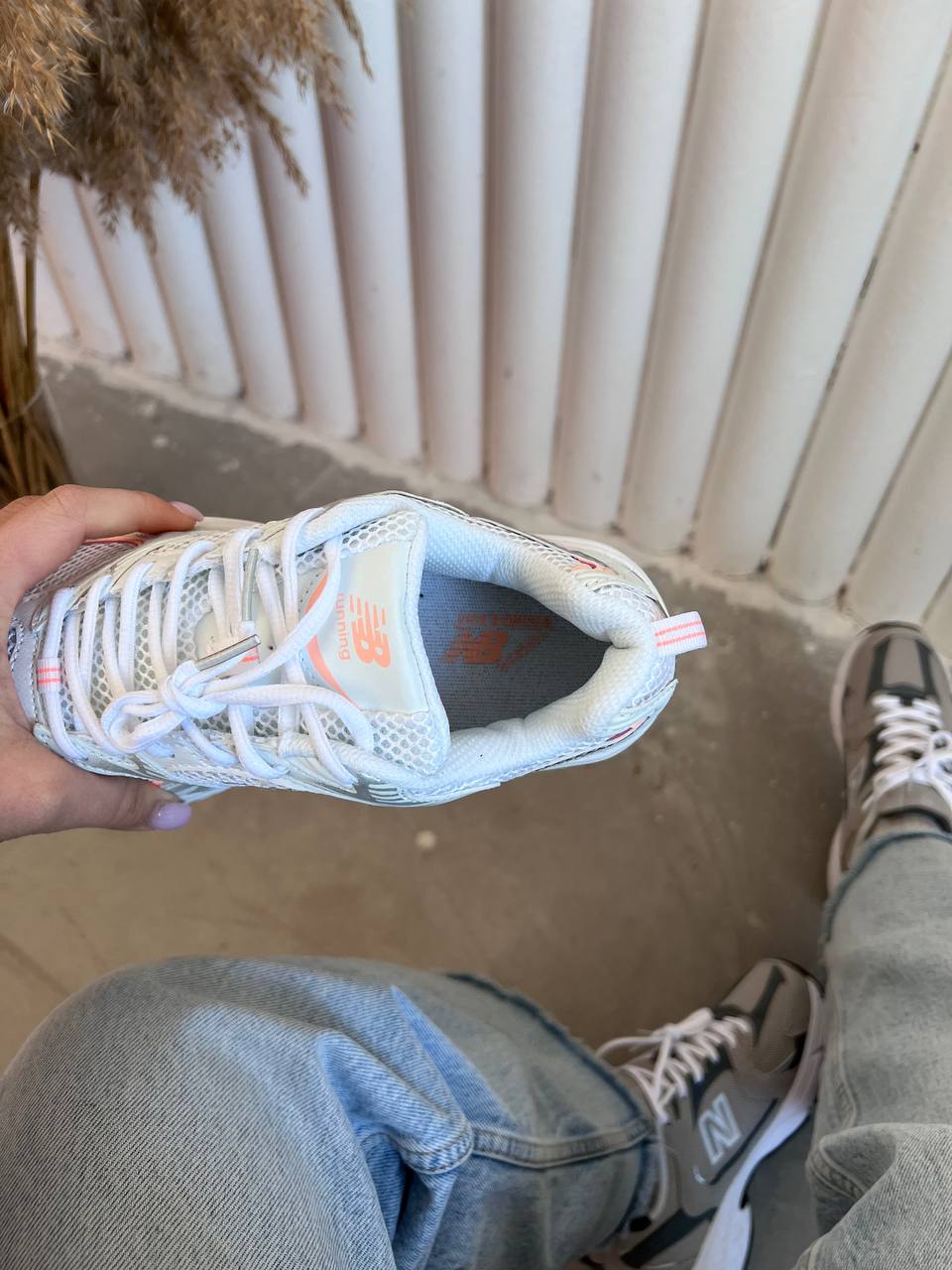 New Balance 530 White Pink - oceanhype - 