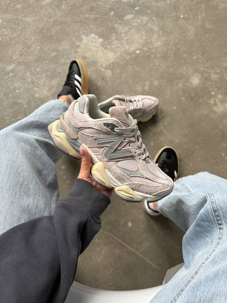 New Balance 9060 Pink Grey - oceanhype - 