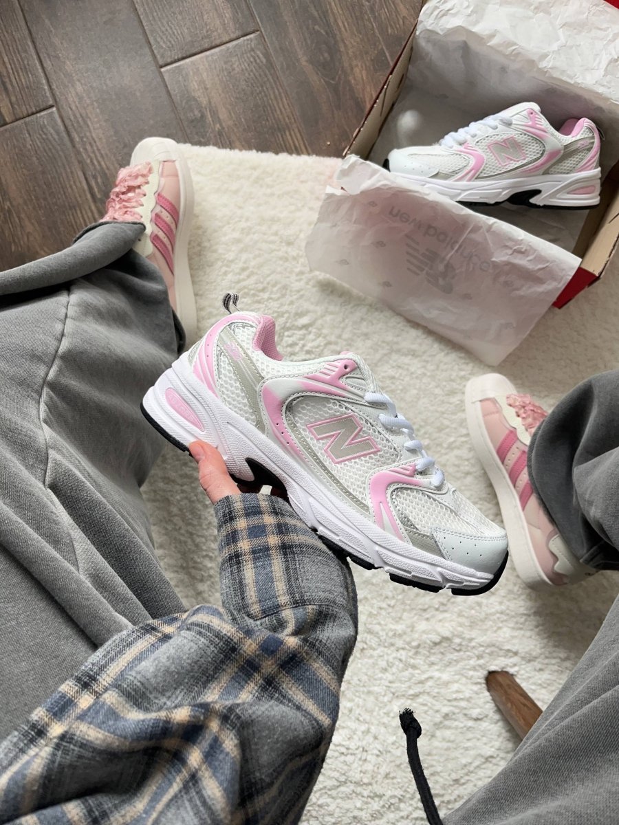 New Balance 530 White Pink Silver - oceanhype - 