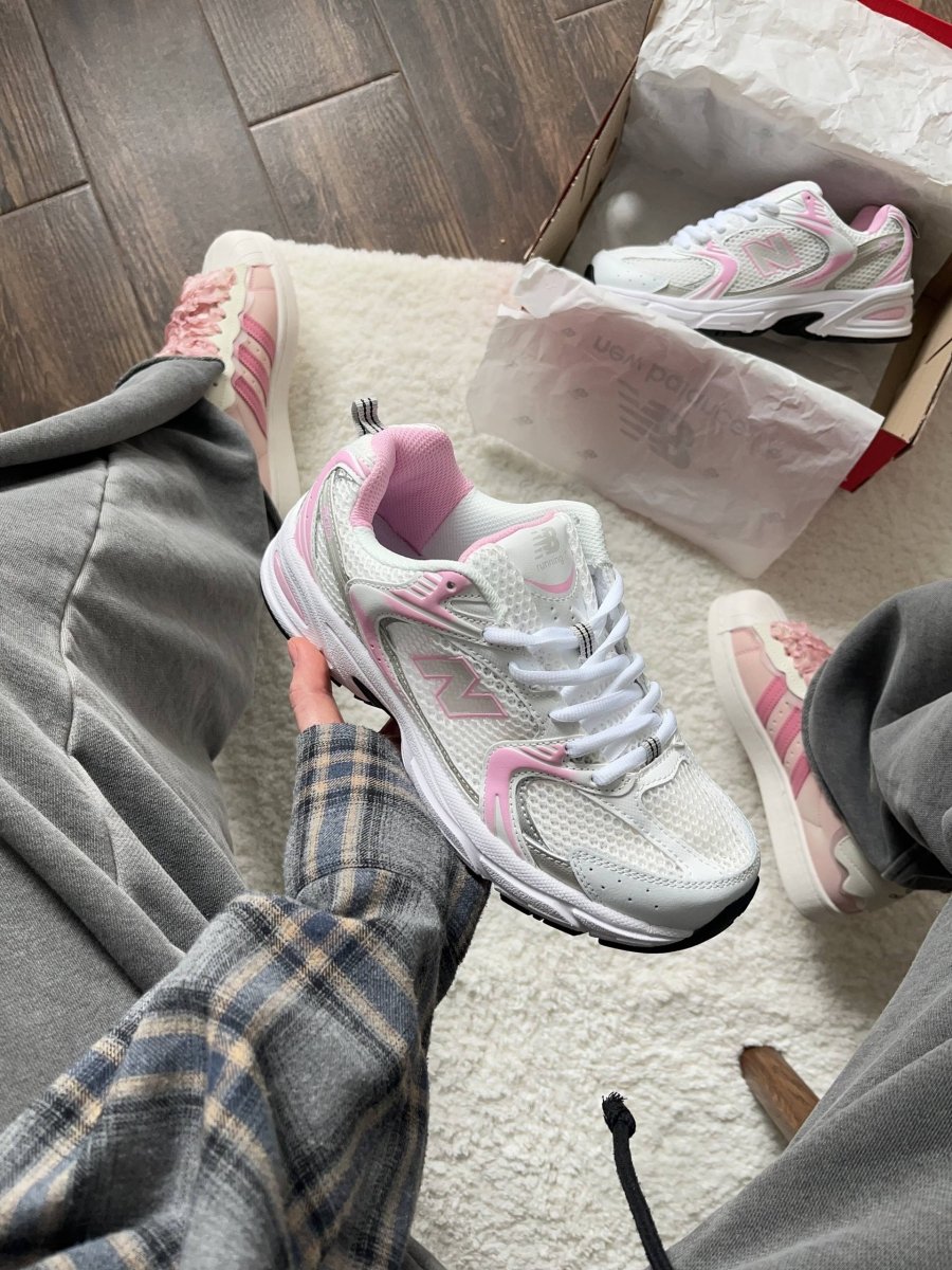 New Balance 530 White Pink Silver - oceanhype - 