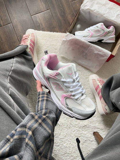 New Balance 530 White Pink Silver - oceanhype - 