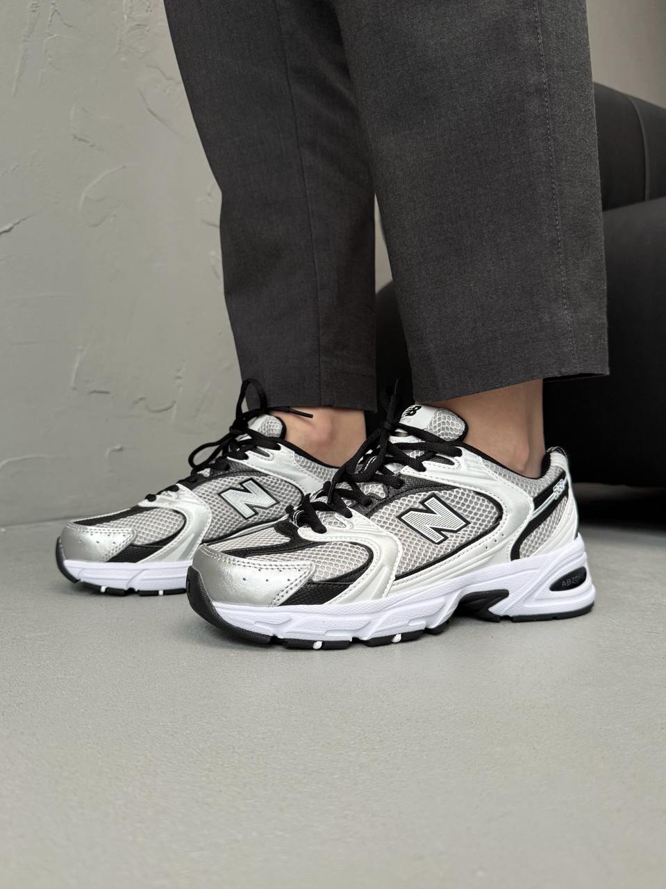 New Balance 530 White Silver Black - oceanhype - 