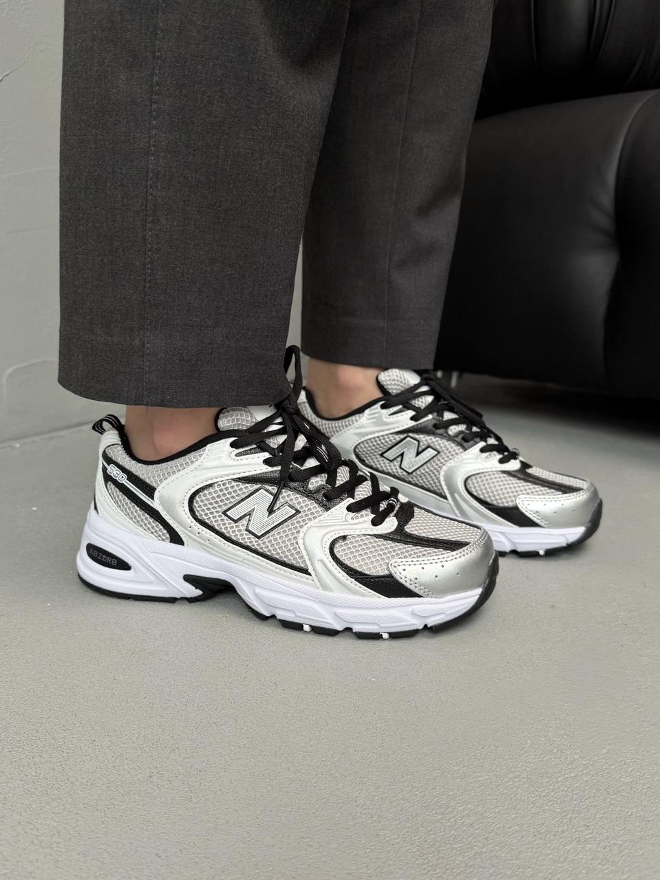 New Balance 530 White Silver Black - oceanhype - 