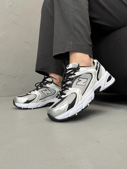 New Balance 530 White Silver Black - oceanhype - 