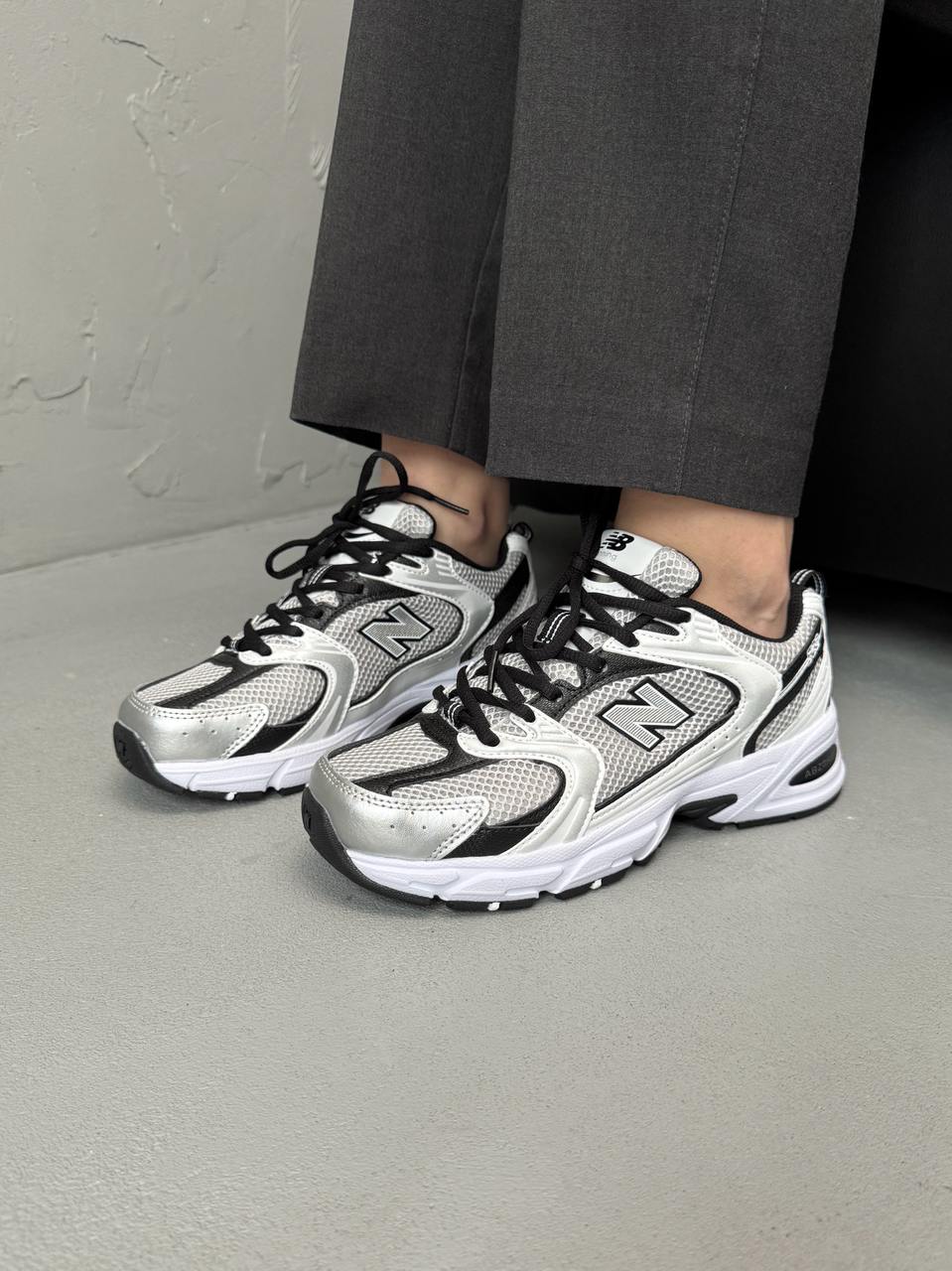 New Balance 530 White Silver Black - oceanhype - 